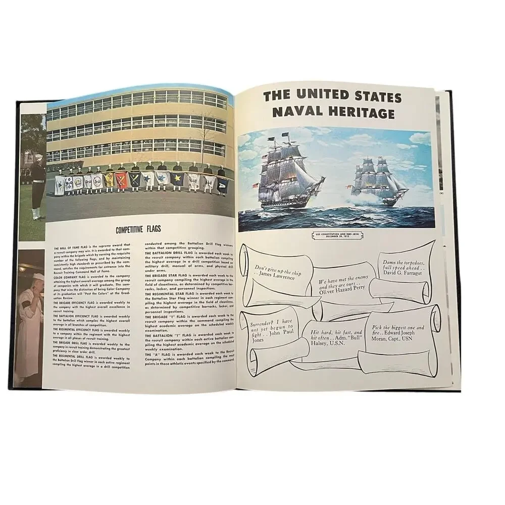 The Keel 1965 US Naval Basic Training Center Great Lakes Illinois Yearbook C 118